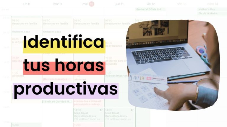 Identifica tus horas productivas