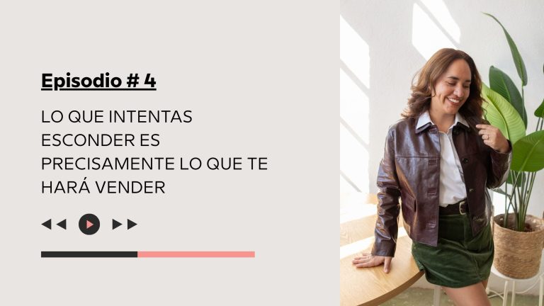 Lo que intentas esconder es precisamente lo que te hará vender