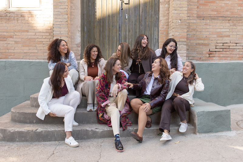 Soy Determinada Day Barcelona — grupo escaleras
